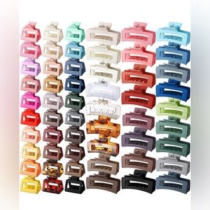 Colorful Hair Claw Clip Set